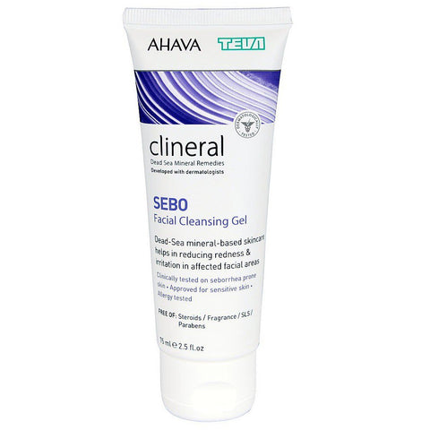 CLINERAL - SEBO - Ansikts Rensegel/Facial Cleansing Gel (For deg med Seborrhea)- 75ml